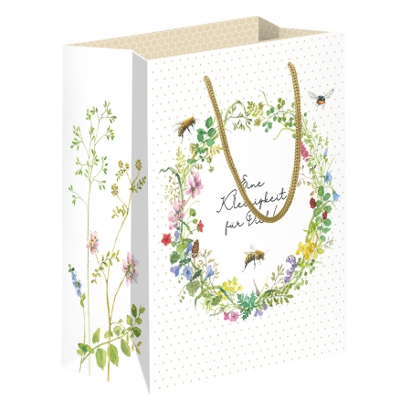 Geschenktüte Bienen Blumen Grätz